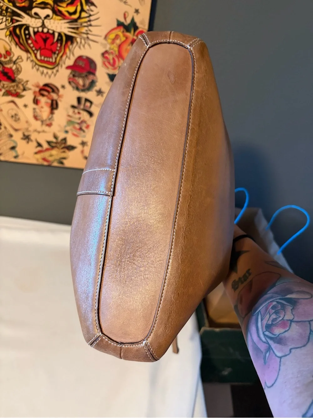Vintage Coach Legacy Leather Slim Hobo Shoulder Bag 9325